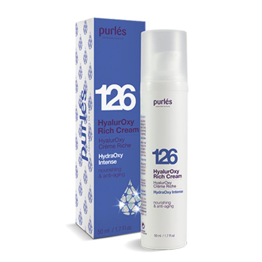 Гіалуроновий крем зволожуючий живильний. HyalurOxy Rich Cream 126
