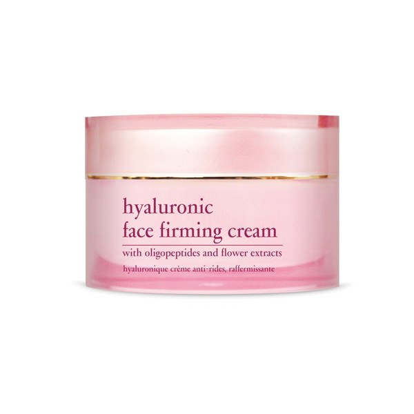 Крем, що зміцнює з олігопептидами та екстрактами квіток - Hyaluronic Face Firming Cream