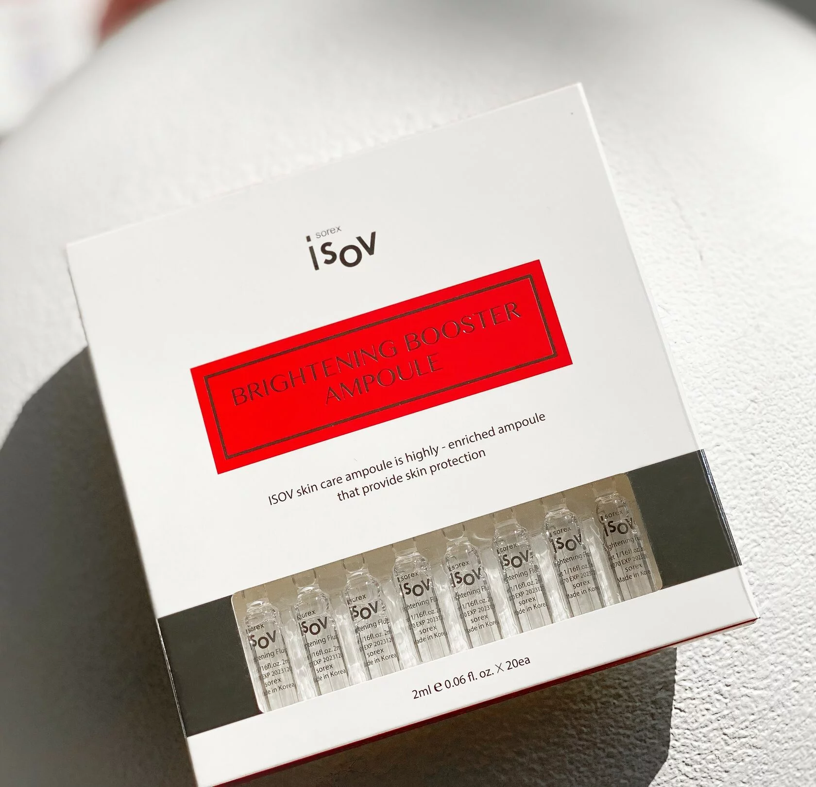 Набір сироваток Brightening Booster Ampoule Isov Sorex