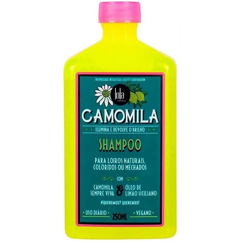 Шампунь для світлого волосся з ромашкою - Lola Cosmetics CAMOMILA SHAMPOO