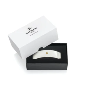 Біла шпилька-автомат – White Barrette Pour Cheveux (L)