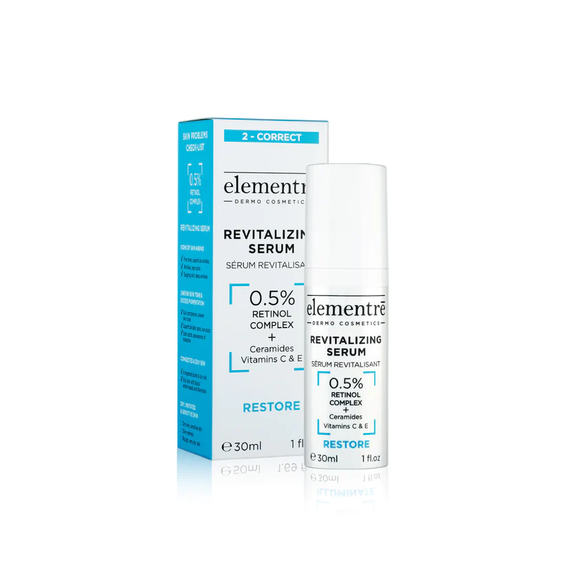 РЕВIТАЛІ3УЮЧА СИРОВАТКА 3 РЕТИНОЛОМ 0,5% - 0.5% RETINOL COMPLEX - REVITALIZING SERUM