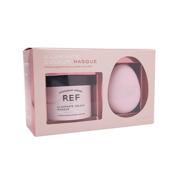 набір (для освітлення та зволоження) для всіх типів волосся - Illuminate Colour Masque Set