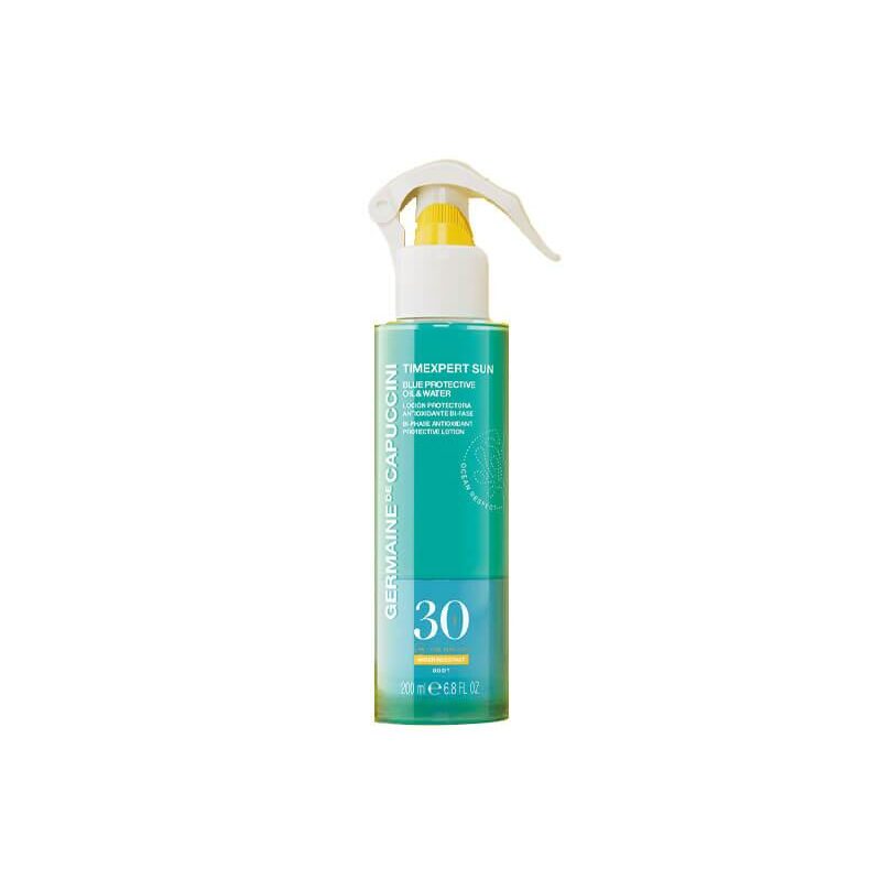 Лосьйон сонцезахисний SPF 30 біфаза - TimExpert Sun Blue Protective Oil & Water SPF 30