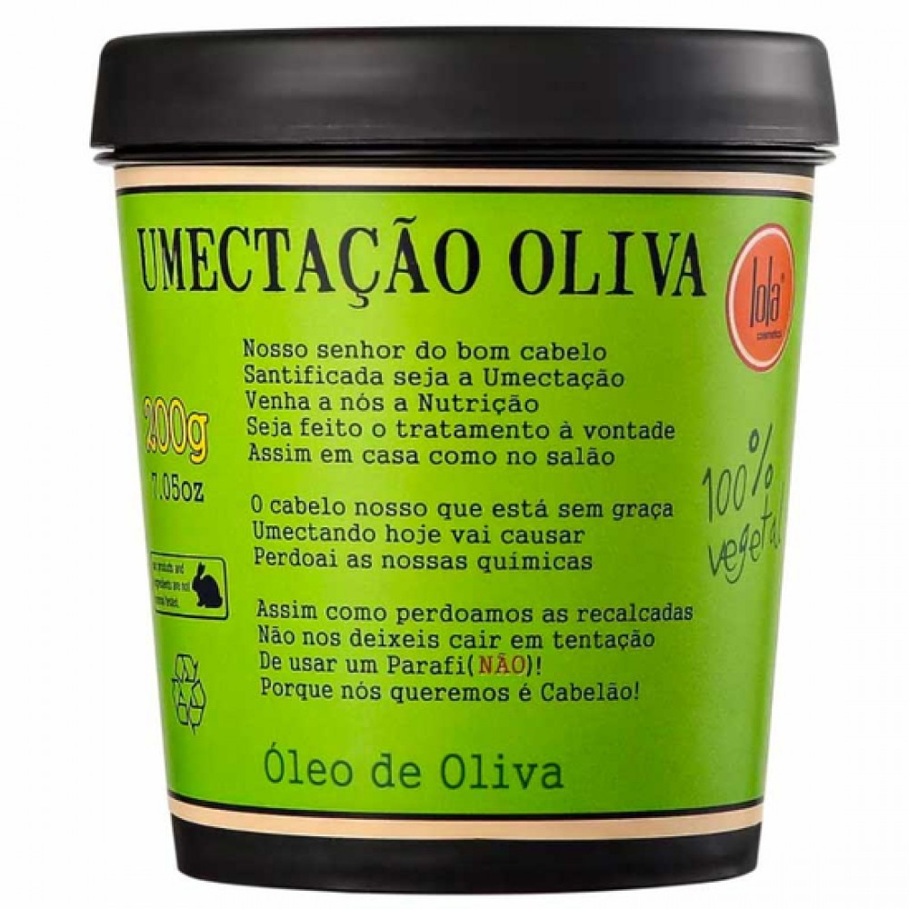 Маска для сухого та пошкодженого волосся - Lola Cosmetics Umectação Oliva