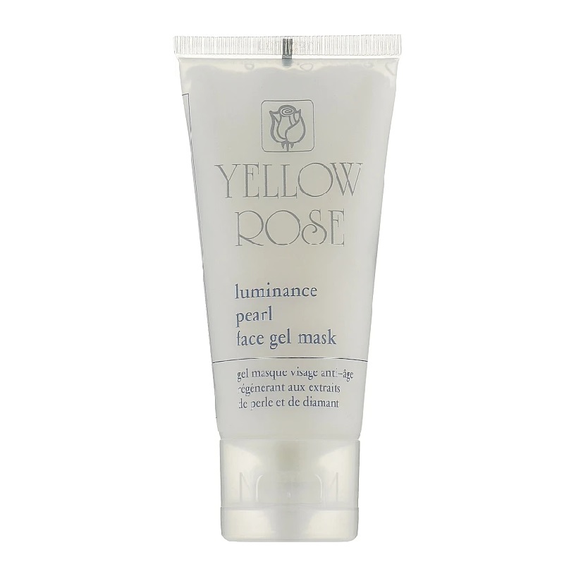 Гелева маска для обличчя з перлами, алмазною пудрою - Luminance Pearl Face Gel Mask