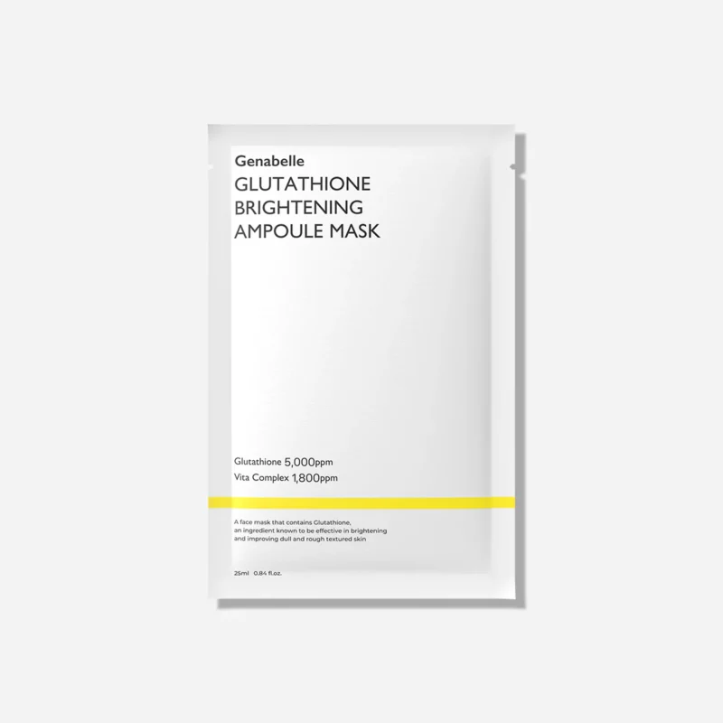 Освітлююча Маска з Глутатіоном Genabelle Glutathione Brightening Ampoule Mask