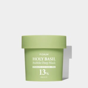 Бульбашкова маска для глибокого очищення пор P.CALM Holy Basil Bubble Deep Mask