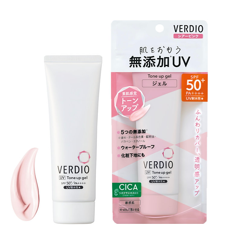 Санскрін-Гель з функцією корекції кольору шкіри SPF50 VERDIO Ton Up