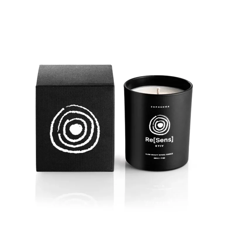 Свічка Slow Beauty Ritual Candle Re[Sens] × ZAPASHNA limited edition