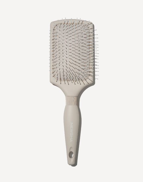Щітка масажна для розплутування волосся бежева - Detangling Paddle Brush
